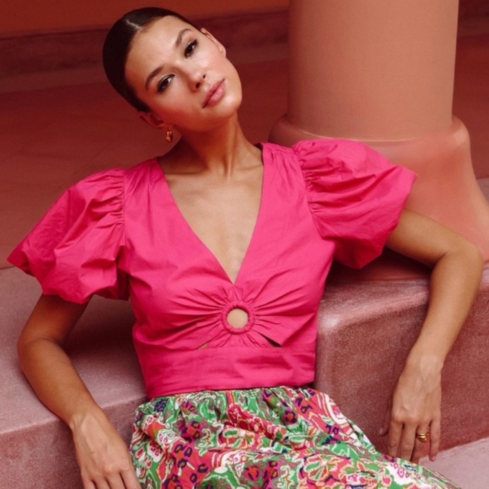 NWT- CLEOBELLA Avila Top in Magenta